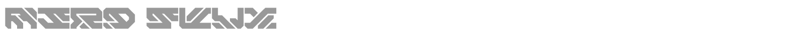Aero Flux font preview
